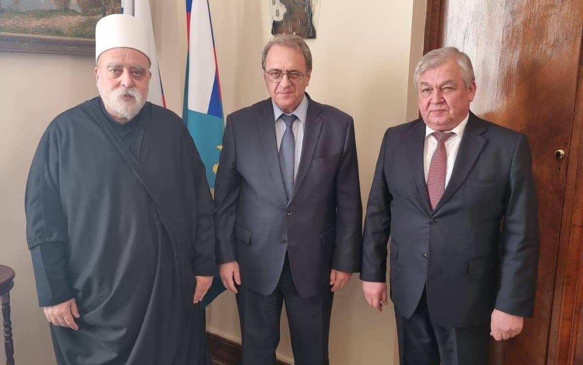 كشف الشيخ موفق طريف الرئيس الروحي للطائفة الدرزية عن نتائج اجتماعه مع نائب وزير الخارجية الروسي ومبعوث بوتين في موسكو بعد زيارة رسمية.